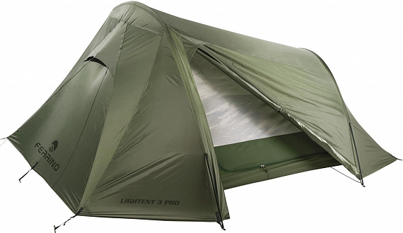 Палатка Ferrino Lightent 3 Pro Olive Green - Фото 3 большая
