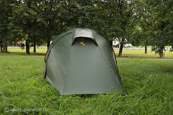Палатка Nordisk Halland 2 LW Tent Green Alu - Фото 5 большая