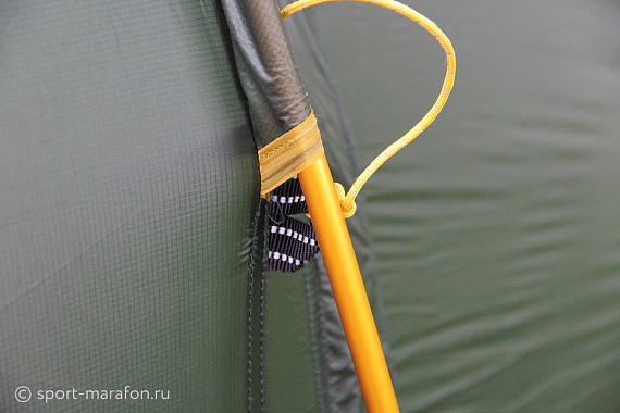 Палатка Nordisk Halland 2 LW Tent Green Alu - Фото 8 большая