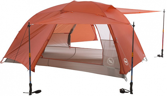 Палатка Big Agnes Copper Spur HV UL 2 Olive Green - Фото 7 большая