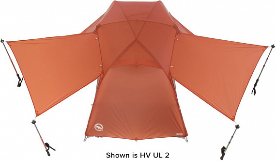 Палатка Big Agnes Copper Spur HV UL 3 Olive Green - Фото 9 большая