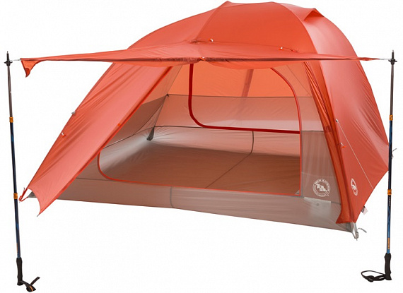 Палатка Big Agnes Copper Spur HV UL 4 Orange - Фото 6 большая