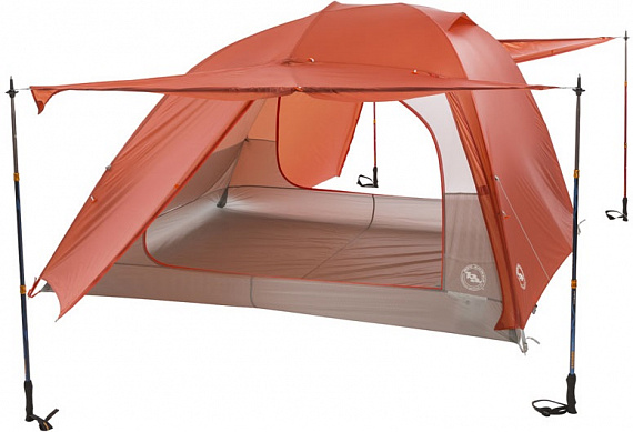 Палатка Big Agnes Copper Spur HV UL 4 Orange - Фото 7 большая