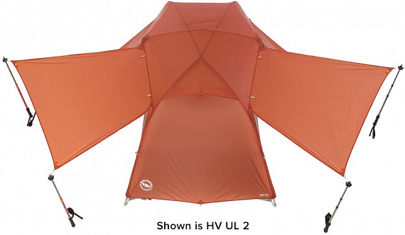 Палатка Big Agnes Copper Spur HV UL 4 Orange - Фото 10 большая