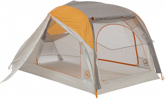Палатка Big Agnes Salt Creek SL2 Gray/Lt Gray/Orange - Фото 5 большая