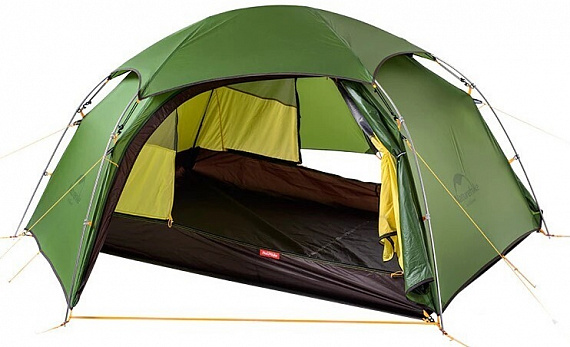 Палатка Naturehike Cloud Peak 2 T-Zipper Green - Фото 3 большая