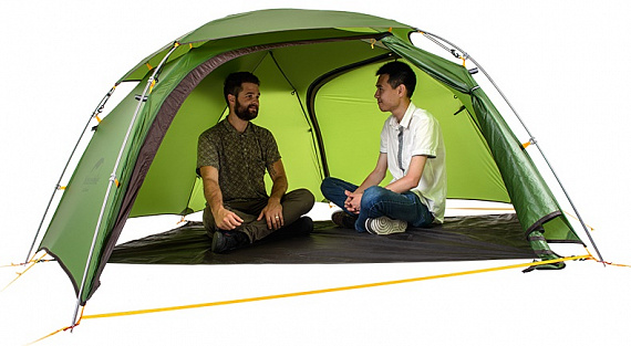 Палатка Naturehike Cloud Peak 2 T-Zipper Green - Фото 4 большая