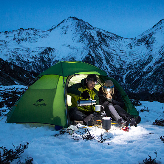 Палатка Naturehike Cloud Peak 2 T-Zipper Green - Фото 7 большая