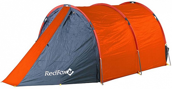 Палатка Red Fox Fox Cave 4 V2 Оранжевый - Фото 1 большая