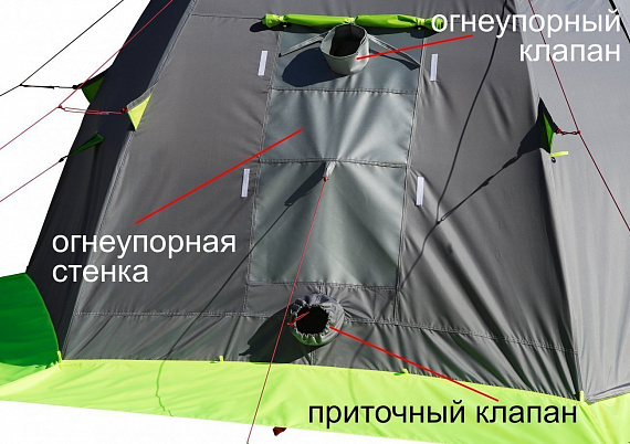 Палатка ЛотосТент Лотос 5 Баня  - Фото 10 большая