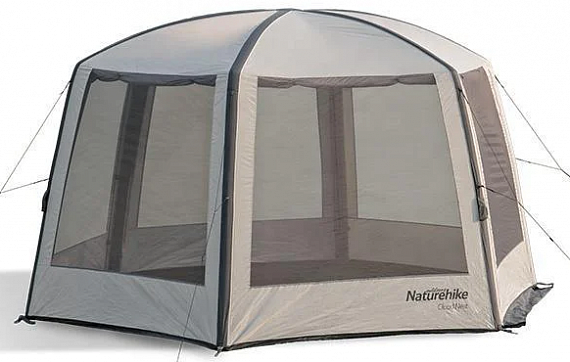 Шатер Naturehike Hexagonal Inflatable Airpole Bower Golden - Фото 1 большая