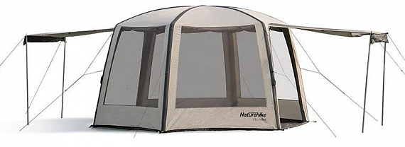 Шатер Naturehike Hexagonal Inflatable Airpole Bower Golden - Фото 3 большая