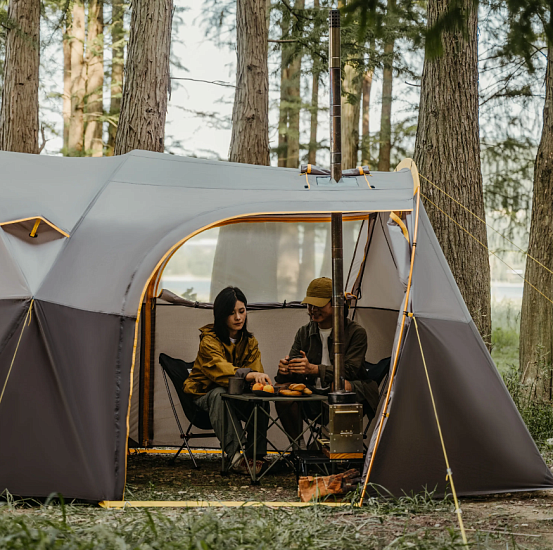 Палатка Naturehike Kota 6 Light Brownish Gray - Фото 3 большая