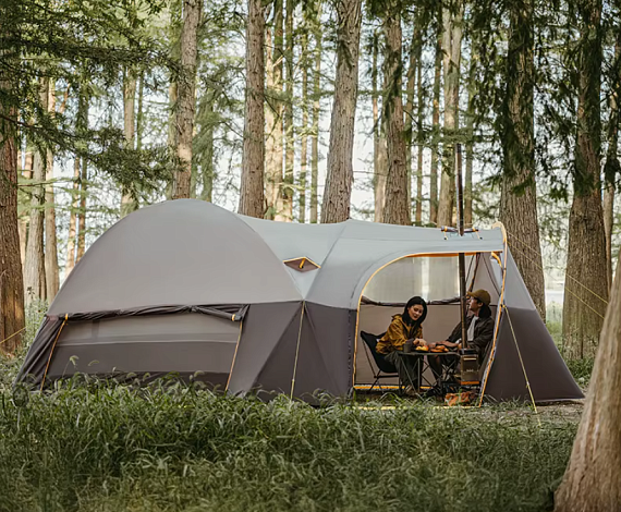 Палатка Naturehike Kota 6 Light Brownish Gray - Фото 8 большая