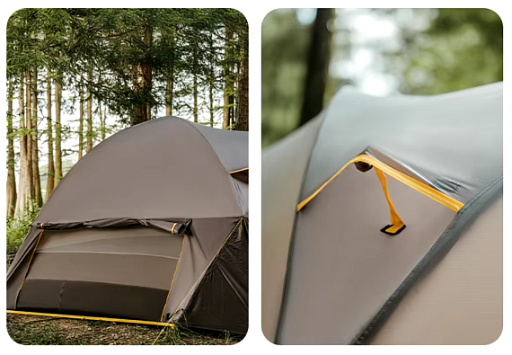 Палатка Naturehike Kota 6 Light Brownish Gray - Фото 11 большая