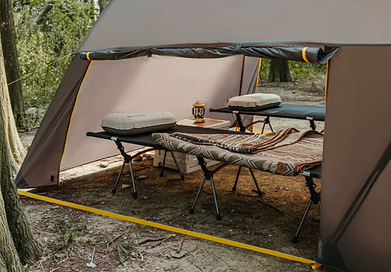 Палатка Naturehike Kota 6 Light Brownish Gray - Фото 13 большая