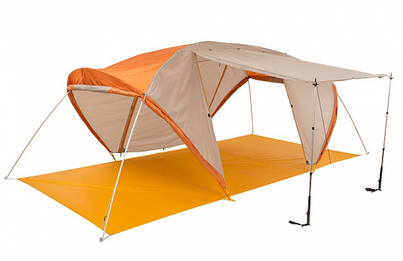 Палатка Big Agnes Wyoming Trail CAMP 4 Person TENT Orange/Fog - Фото 3 большая