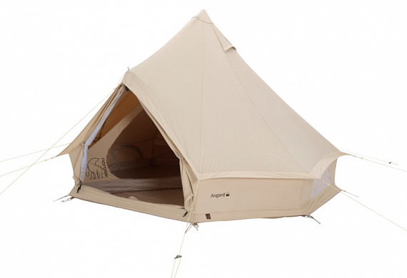 Палатка Nordisk Asgard 19.6 Basic Cotton с доп. полом и комнатой - Фото 8 большая