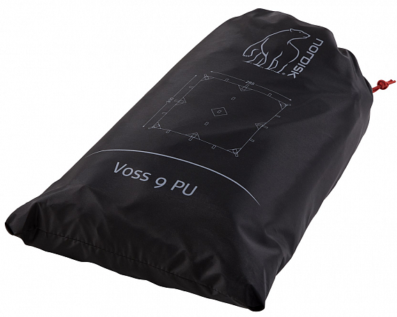 Тент Nordisk Voss 9 PU Tarp Dark Olive - Фото 9 большая