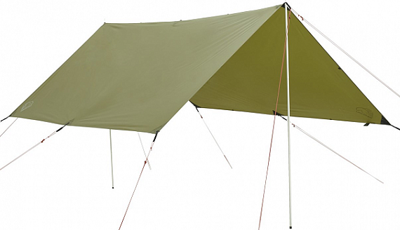 Тент Nordisk Voss 9 PU Tarp Dark Olive - Фото 1 большая