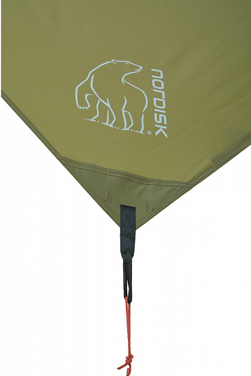 Тент Nordisk Voss 14 PU Tarp Dark Olive - Фото 8 большая