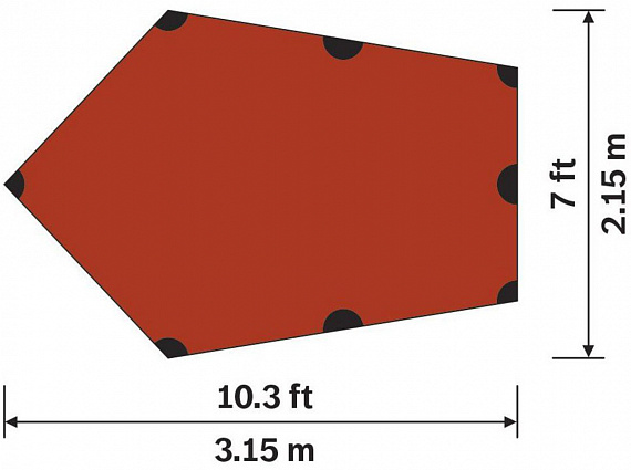 Тент Hilleberg Tarp 5 Green - Фото 2 большая