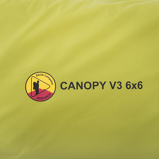 Тент Bask Canopy 6x6 V3 Green - Фото 3 большая