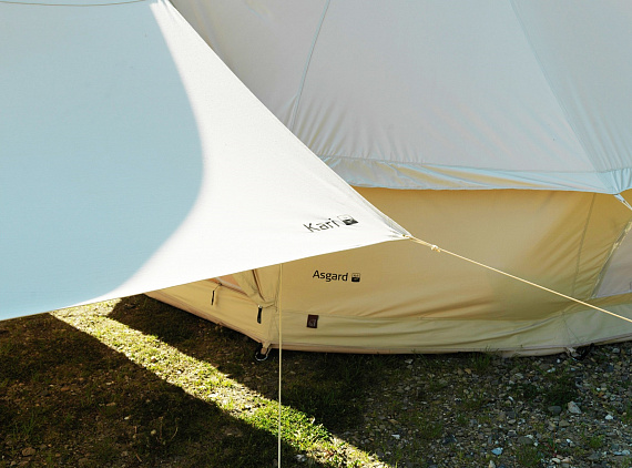 Тент Nordisk Kari 12 Basic Cotton Tarp - Фото 6 большая
