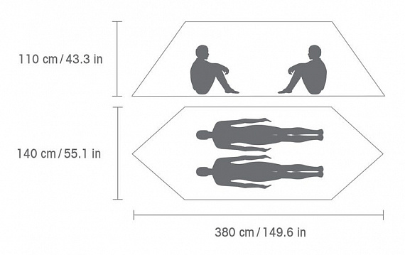 Тент Rab Element 2 Olive - Фото 2 большая