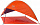 Тент Big Agnes Whetstone Shelter with Floor - Large Orange/Eggplant - Фото 3 малая