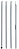 Стойки для тента Naturehike Steel Silver - Фото 1 малая