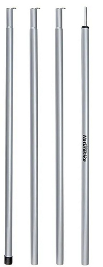 Стойки для тента Naturehike Steel Silver - Фото 1 большая