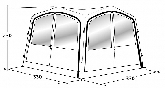 Шатер Outwell Vale Air Shelter Deluxe - Фото 2 большая