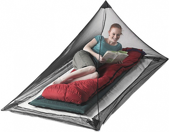 Противомоскитная сетка Sea to Summit Mosquito Pyramid Net Single Black - Фото 1 большая