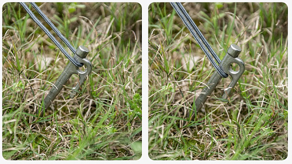 Колышек для палатки Naturehike Stainless Steel Tent Peg Silver - Фото 3 большая