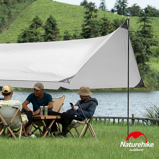Стойки для тента Naturehike Aluminum Canopy Poles 2 шт Black - Фото 4 большая