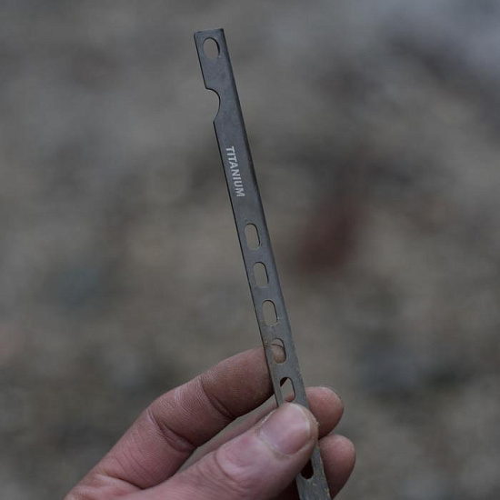 Колышек Toaks Titanium V-Shaped  - Фото 5 большая