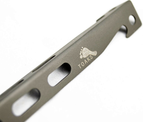 Колышек для палатки Toaks Titanium Large V-Shaped Peg - Фото 3 большая