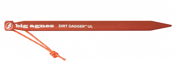Набор колышков Big Agnes Dirt Dagger Ul 7.5" Tent Stakes 6шт - Фото 2 большая