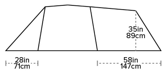 Тент для палатки Big Agnes Copper Hotel HV UL2 Orange/Gray - Фото 2 большая