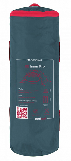 Внутренняя часть палатки Ferrino X2 Inner Pro Grey - Фото 2 большая