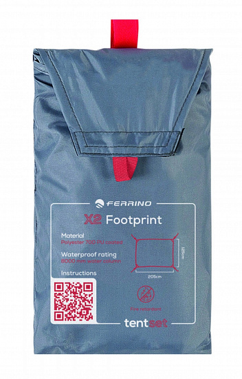 Пол для палатки Ferrino X2 Foot Print Grey - Фото 4 большая