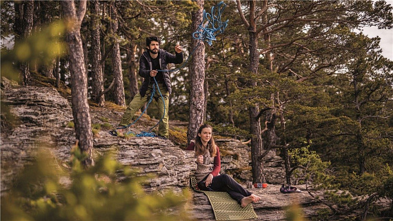 Коврик Robens Zigzag Slumber W Green - Фото 4 большая