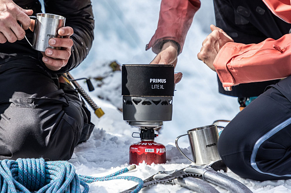 Комплект газовая горелка + кастрюля Primus Lite Xl Stove System - Фото 6 большая