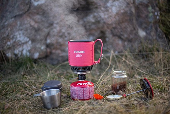 Комплект горелка с кастрюлей Primus Lite Plus Pink - Фото 4 большая