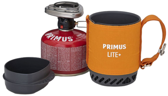 Комплект горелка с кастрюлей Primus Lite Plus Orange - Фото 3 большая