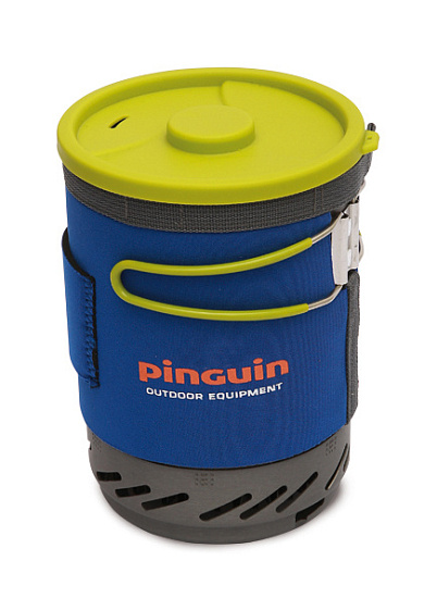 Комплект горелка с кастрюлей Pinguin Aura Blue - Фото 3 большая