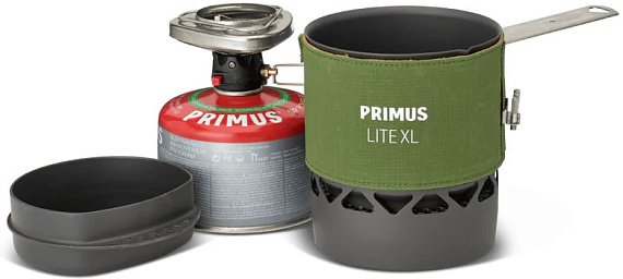 Комплект газовая горелка + кастрюля Primus Lite Xl Fern - Фото 2 большая