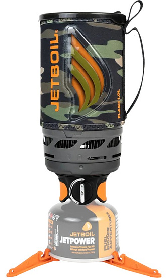Комплект горелка с кастрюлей Jetboil Flash Dark Camo - Фото 1 большая