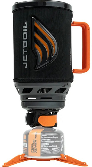 Комплект горелка с кастрюлей Jetboil Flash Black - Фото 1 большая